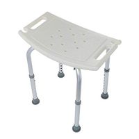 shamoluotuo U Type Shower Chair for Elderly Shower Stool Bench Bath Seat for Seniors Handicap Tub Shower Seats for Adults 8 Height Adjustable Bath Vanity Bathtub Lift Chair