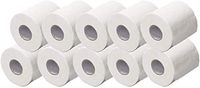 Silky Smooth Soft 3-Ply Toilet Paper Toilet Tissue, Soft, Strong and Highly Absorbent Hand Towels for Daily Use, 10 Rolls (White)
