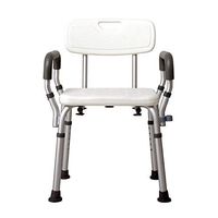 Bathing Chairs Bathing Seats with Arms Aluminum Alloy Anti Skid Height Adjustable for Elderly Person,Pregnant Women