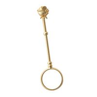 LoveinDIY Rose Flower Smoking Cigarette Finger Ring Smoker Cigarette Hand Free Holder for Lady, Prevent Beauty from Changing The Color of Fingers - M Golden