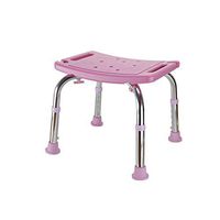 RGLZY Aluminum Alloy Adjustable Bathroom Stool Elderly Bath Chair Household Plastic Chair Suitable for The Elderly Disabled Pregnant Women