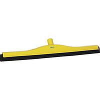 Vikan 77546 Fixed Head Squeegee, Foam Rubber, Polypropylene Frame, 24", Yellow