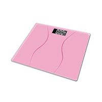 1pcs Barry-Home Bathroom Glass Body Scale 0.01g Smart Household Electronic LCD Display Digital Floor Weight Balance Weighing 180 KG,Pink