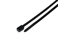 South Main Hardware 888065 12-in Double Loop 100-Pack, 50-lb, Black, Speciality Cable Tie, 100 Piece