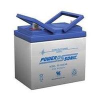 POWER-SONIC PS-12350NB 12 35AMP HR BATTERY-W/NUT&BOLT TERMINAL-LGRRUNTIME