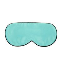 Sleep Mask, 100% Mulberry Silk Eye Mask for Travel Sleeping with Adjustable Straps, Both Side Silk, Super Soft and Smooth Best Night Blinder Eyeshade Cover for Men Women Kids - Mint Green