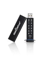 iStorage datAshur 256-bit 32GB USB 2.0 secure encrypted flash drive IS-FL-DA-256-32