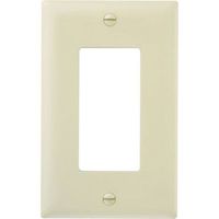 Legrand - Pass & Seymour TP26ICC100 Trade Master Nylon Wall Plate with One Decorator Opening, One Gang, Ivory