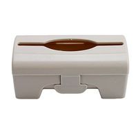 Myhouse Wall Mount Garbage Bag Storage Holder Organizer for Bathroom Kitchen (Pink)