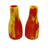 Silicone Filter Tips - Tips for Raw Rolling Papers - Cigarette Holder - Reusable Cigarette Filters - Cigar Accessories - Large 0.7” to 1” Camo-fire