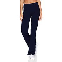 Kiyotoo Bootcut Yoga Pants, Women High Waist Stretch Yoga Pants Basic/Back Pocket/Straight Leg Soft Workout Flare Navy