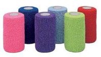 Co-Flex NL Cohesive, Flexible Bandages, Smiley Pack, 4 inch x5 yards, 18 rolls per case