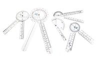 EMI 5 Piece Goniometer Set - 12 inch, 8 inch, 6 inch, Finger, and 180 Degree EGM-512