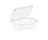 200 Pack To-Go Safe-T-Fresh Grab and Go Food Container, Tear Strip Lock, Perfect for Snacks, On the Go Snack Container, Delis, Restaurants, 7.3 x 5.6 x 2.31 Inches, by Inline Plastics Corporation