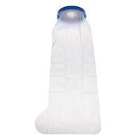 Adult Waterproof Leg Cover for Shower, Bandage Protector to Keep Casts and Bandages Dry. Watertight Cast Bag for Burns, Broken or Injured Legs, Knees, Ankle Wound, Heels and Toes. (Long Leg)