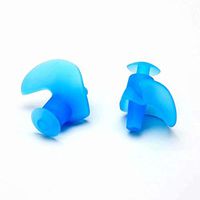 Kndio Earplugs Silicone Ear Plugs Noise Cancelling Comfortable Waterproof, Hypoallergenic- for Sleeping Snoring Travel Swimming-Blue