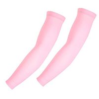 XNWH Mens Solid Color Riding Sunscreen Arm Sleeves Basketball Football Sports Compression Arm Sleeves