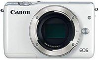Canon EOS M10 Mirrorless Digital Camera (White Body Only) - International Version (No Warranty)