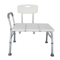 Tub Transfer Bench - Shower Chair Transfer Bench with Height Adjustable Legs - Convertible to Right or Left Hand Entry