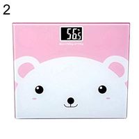 GMNP0di% Weighing Scale for People Bathroom Wireless Weight Scale Cartoon Luminous Electronic Weighing Scale Weight Balance Body Fat Analyzer Tool Bear#