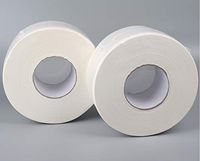 Gabrebi Toilet Paper Bulk Roll Bath Tissue Bathroom White Soft 3-Ply for household and commercial,2 Rolls/Pack