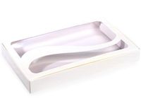 Swirl Window Candy Box 10 Count - 1 Pound - White