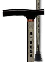 Walking Cane T Handle Derby Aluminum Adjustable US Army Veteran Military Men or Women