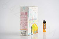 Bundle - 2 Items - Full Box Organic Wraps Hydro Lemonade - Tobacco Free, Vegan, Non-GMO Rolling Paper Wraps with Patriot Disposable Lighter