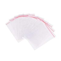 PandaHall Elite 500 pcs 12x8cm Clear Resealable Zipper Bags Sealed Storage Bags Zip Lock Bags Seal Top Bag for Beads Candy Earrings Jewelry Packaging