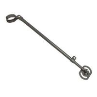 AU9S Slimline Monopole Extra Long Satellite Dish Antenna Pipe Mount Arm AU9-S Bracket Support Strut Arm Long Brace Satellite Dish, Arm Pipe Support Fits 2" Dish Masts