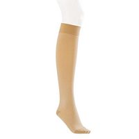 JOBST Opaque Knee High with SoftFit Technology Band, 30-40 mmHg Compression Stockings, Closed Toe, Small, Honey