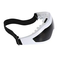 Eye Mask Massager with Clear Lens, Electric Magnet Therapy Alleviate Acupressure Eye Protection Device for Headaches Dry Eyes Stress Relief