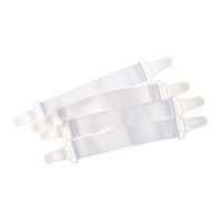jinetor 4 Pcs/1 Set Bed Sheet Holder Elastic Fasteners Mattress Cover Blankets Grippers Clip
