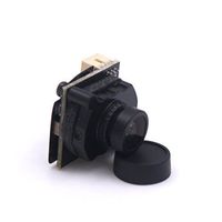 WOAFLY 1/3 Inches COMS FPV 2.3mm Mini Camera 1200TVL HD Wide Voltage5V-12V for Racing Drone Multicopter(Black)