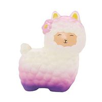 Roysberry Toys - Llama Toys Jumbo Slow Rising White Llama Toys, Toddler Toys Cute Stress Relief Toys Ball Soft Kawaii for Adults 3D Puzzle Toys for Kids for Girls