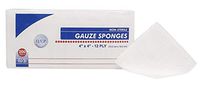AMZ Gauze Sponges 4" x 4". Pack of 200 White Gauze Dressings 12-ply for Wound Cleaning, prepping, debriding, Packing. Non-sterile, 100% Cotton, Latex-Free.