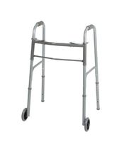 Medline MDS86410W54B Basic 2-Button Walkers, Adult, 5" (Pack of 4)