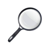 ZHHL Magnifier, Handheld Reading Magnifying Glass Full Metal Frame Optical Lens for Low Vision, Books, Map