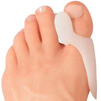 Dr. Frederick's Original Bunion Pad & Toe Spacers - 2 Pieces - Temporary Bunion Corrector - Soft Gel Bunion Splint Toe Separators - Fast Bunion Relief - Wear with Shoes - Women & Men