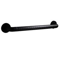 Toilet Safety Rails Armrest Shower Room Bathroom Handle Balance Bar, Bathroom Grab Bar Handrail Safety Support Handrail Safety Light Ring - for Special Crowds,Matte Black