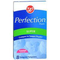 Walgreens Perfection Tampons with Plastic Applicators Super Scented - 8 tampons