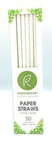 Repurpose, Straws Paper Compostable, 50 Count