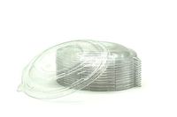 [1000 COUNT] Crystal Clear PET Eco Lids for 22 oz Disposable PLA Coated Round Bagasse Bowl Containers | Togo Restaurant Supplies| Reduce plastics with EcoTableware (22 ounce Bowl Lid, PET Plastic)