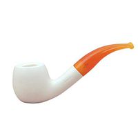 MARA Classic (Bianca 834) Meerschaum Lined Tobacco Pipe by Brebbia (Italy)