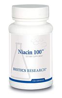 Biotics Research Niacin 100™ - 100 mg Niacin, Vitamin B3, Cholesterol, HDL, LDL, Triglyceride, LP, Cardiovascular Health. 150 Caps