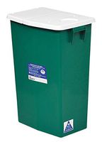 Sharps Container, 18 Gal., Hinged Lid, PK5