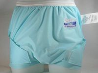 Sitz Bath Shorts - Women/Men - Wearable Soaking Garment; for Shower, On a Bath Chair, or on The Toilet. No tub or Awkward Bowl Required! (Men-Waist 26-30, Upper Thigh 17-20, Light Pink)