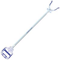Grabber Buddy Innovative Reacher Tool, White, Blue, Aluminum, 30 Inch