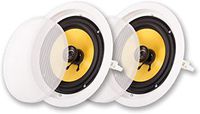 Acoustic Audio HD-8 In Ceiling 8" Speakers Home Theater Surround Sound Pair