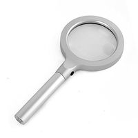 Magnifying Glass with 10x Magnifier 1013 Auxiliary Mirror 20x Antique Geology Reading Newspaper 85mm Large Mirror Mirror